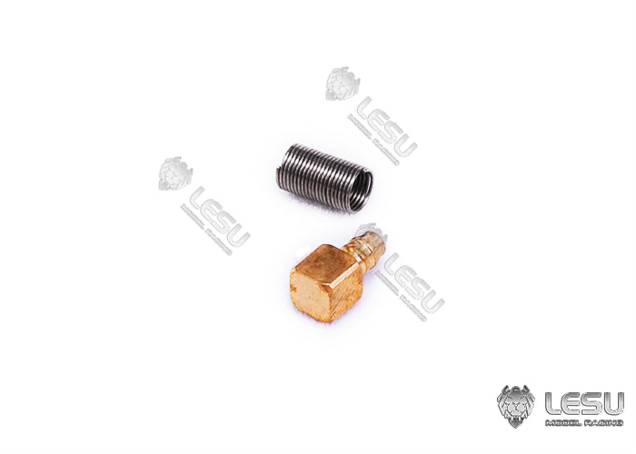 LESU engineering machinery model hydraulic components Y-1534 copper tube welding straight bend nozzle excavator metal accessories