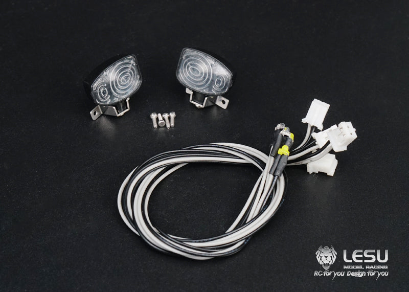 LESU RC Truck Engineering Spotlight Headlight Lighting S-1259 for Tamiya 1/14 Traction Truck Dump Truck 1/10 Climbing Vehicle