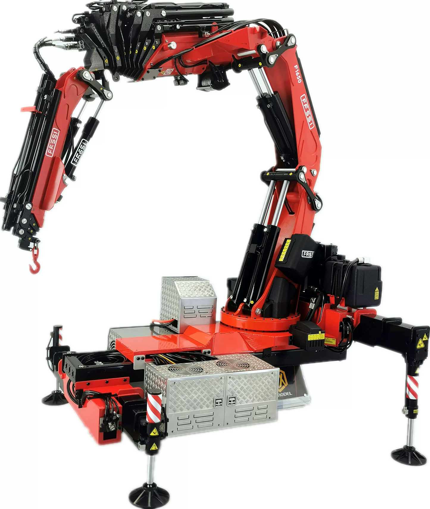 F1650 Truck Mounted Crane - JXmodel Truck Remote Control Tractor Truck Hydraulic Engineering Machinery Top