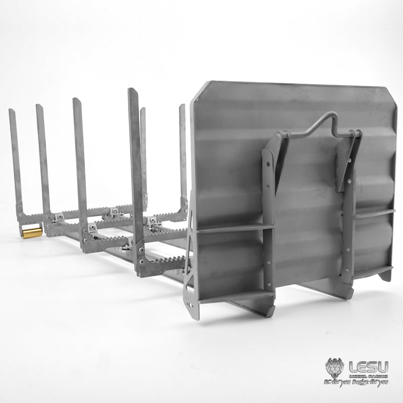 LESU 1/14 Tamiya Truck Roll-off Fully Unloading Hydraulic Full Metal Loading Tree Bucket LS-20160901-I