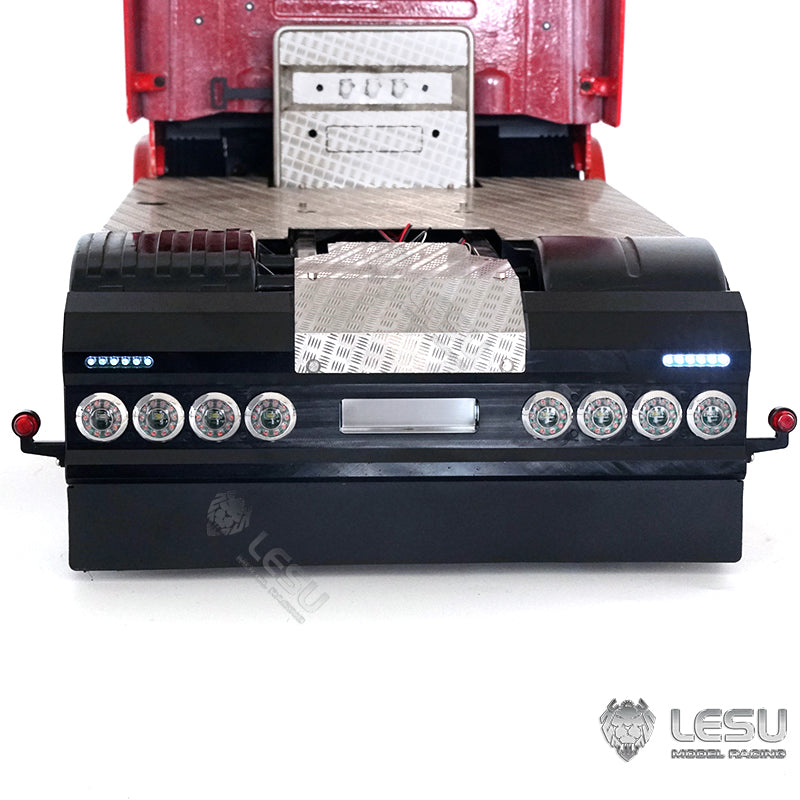 1/14 remote control model metal toy tractor airbag suspension tail beam taillight S-1276-B modified accessories LESU