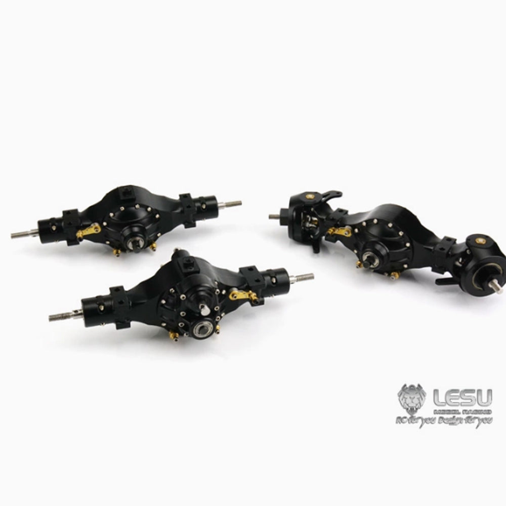 1/14 truck Tamiya tractor axle Q-900 series differential lock flange bridge mud army truck DIY model LESU