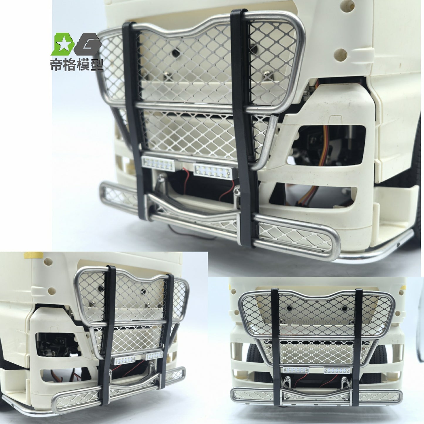 DG Model 1/14 Tamiya Tractor Truck Man GTX 540 Crash Barrier