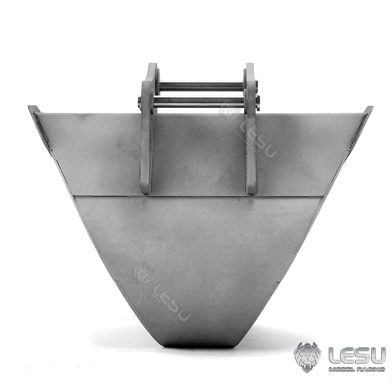 LESU 1/14 Engineering Hydraulic Excavator CAT 374F Modified Quick Release Trapezoidal Bucket Attachment