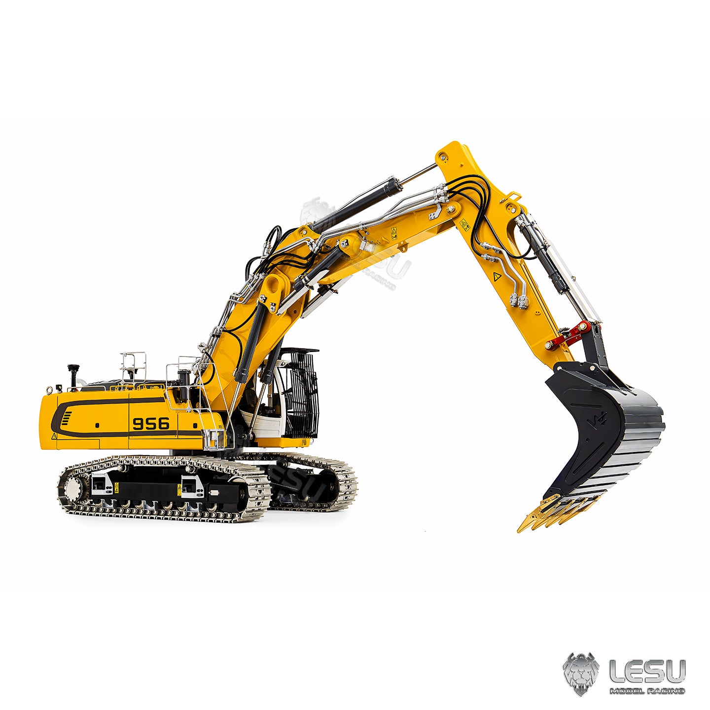 LESU 1/14 Hydraulic R956 Three-Section Arm Excavator Model BA-B0040 Motor-Driven Version Dual Pump 7-Valve