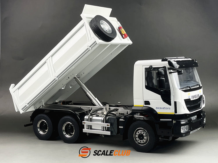 Scaleclub 1/14 full metal Iveco 6x6 hydraulic dump truck RTR to play