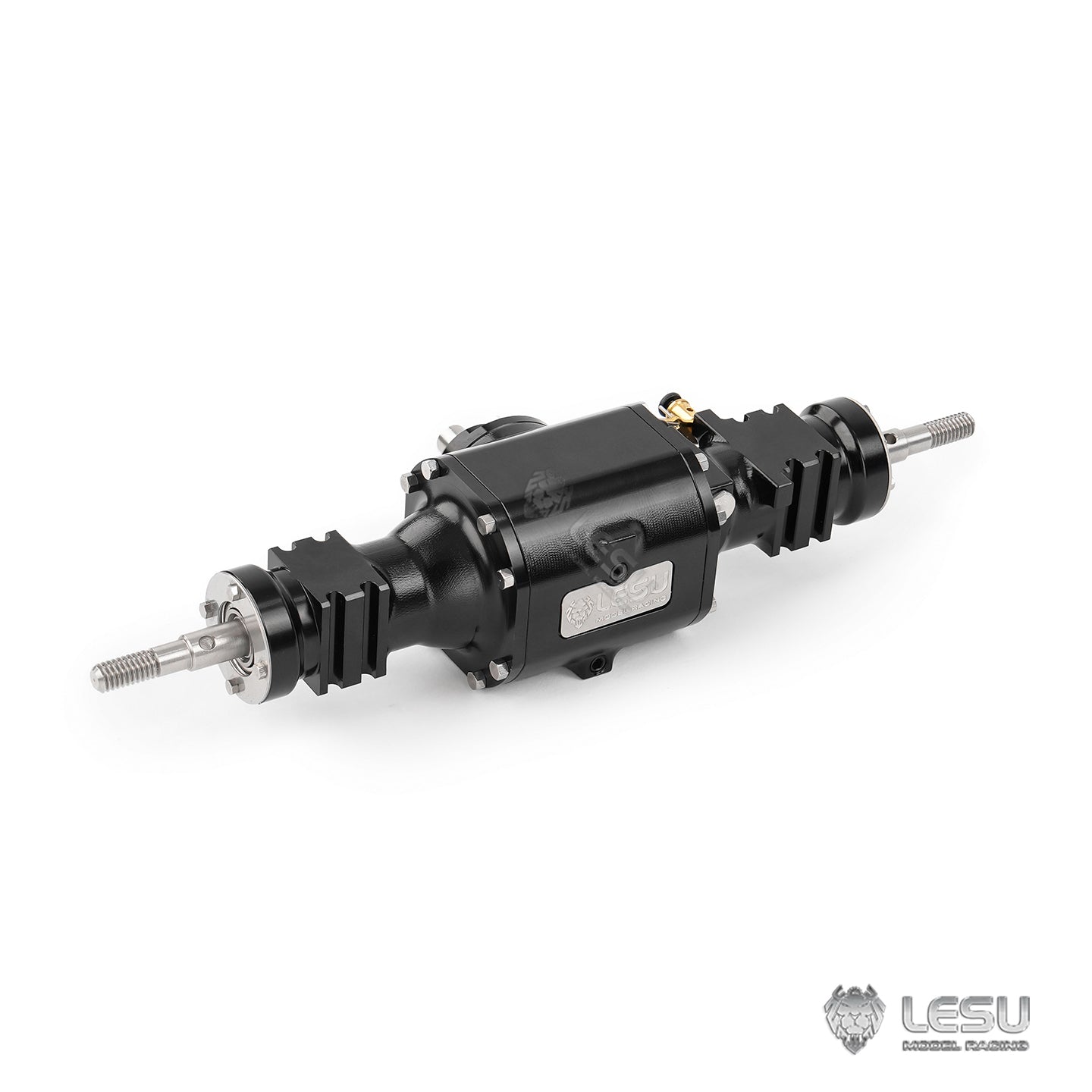 LESU 1/14 WA100M-8 loader with differential lock gear ratio 1:3 front axle and rear axle RD-2039 RC axle parts