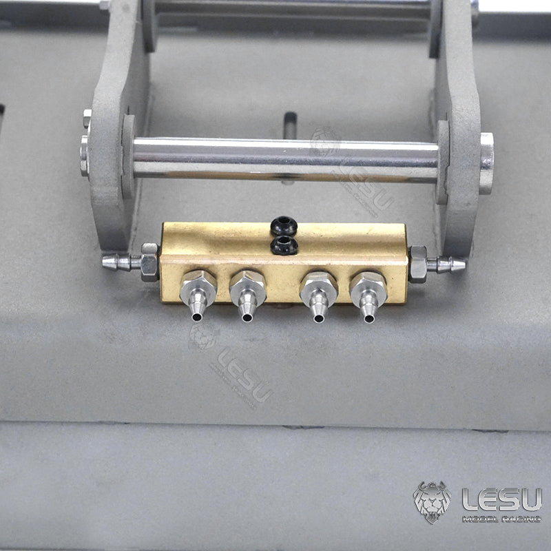 LESU 1/14 Engineering Hydraulic Excavator CAT 374F Modified Quick Change Hydraulic Opening and Closing Bucket Attachment