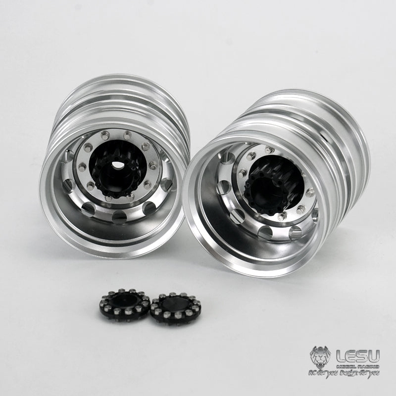 1/14 truck model toy aluminum alloy full metal rear wheel hub W-2050 Tamiya tractor model accessories