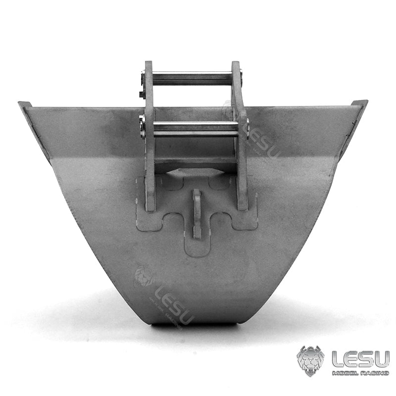 LESU 1/14 simulation hydraulic excavator PC360, wheel excavator, small short tail modified quick-detach metal trapezoidal bucket accessories