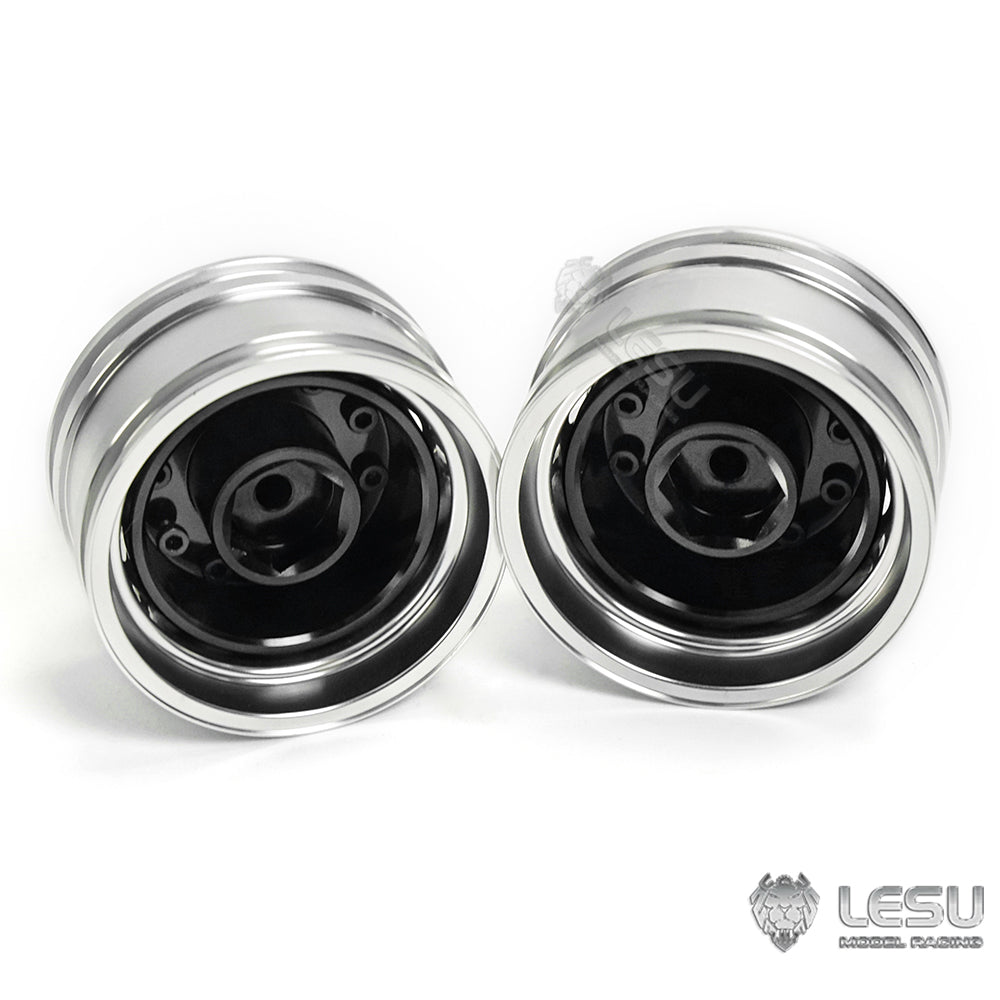 1/14 truck model toy aluminum alloy simulation front wheel hub W-2018-C modified Tamiya accessories LESU