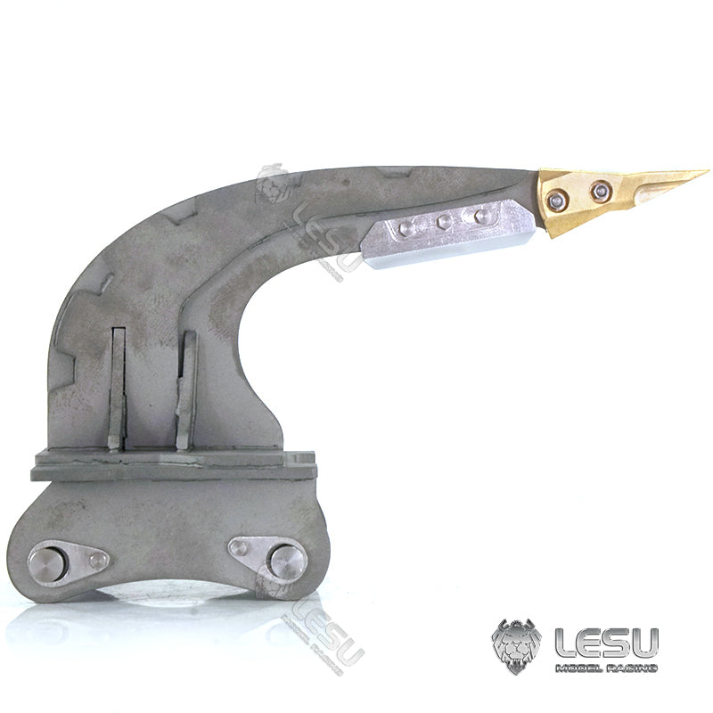 LESU 1/14 simulation hydraulic excavator PC360, wheel excavator, small short tail modified quick-detachable metal curved blade ripper attachment