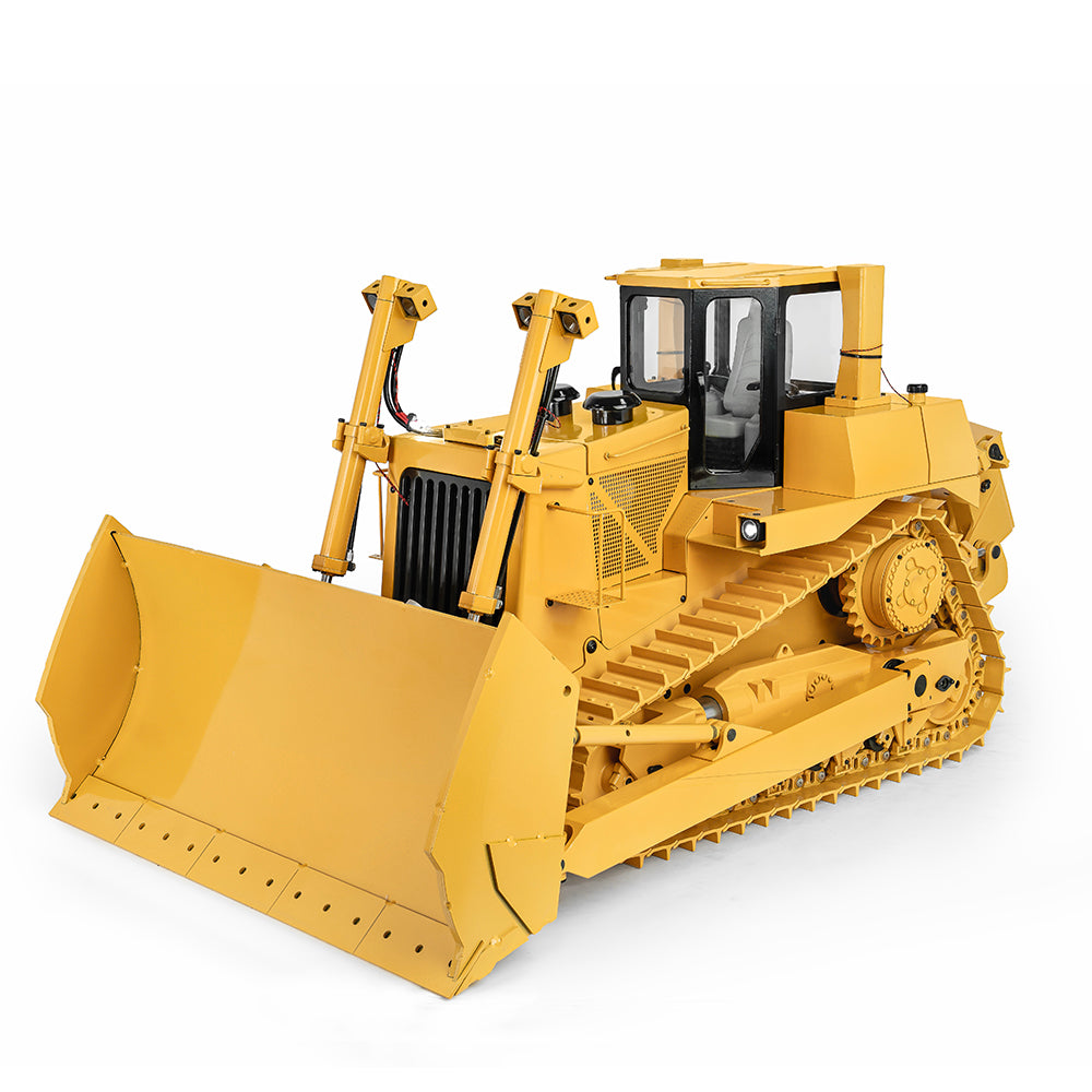 JDMODEL 1/14 Remote Control Hydraulic Bulldozer Model Hydraulic Engineering Vehicle JDM-98