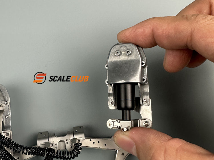 scaleclub 1/14 Tamiya Scania 770S upgraded simulation front buckle mechanical suspension