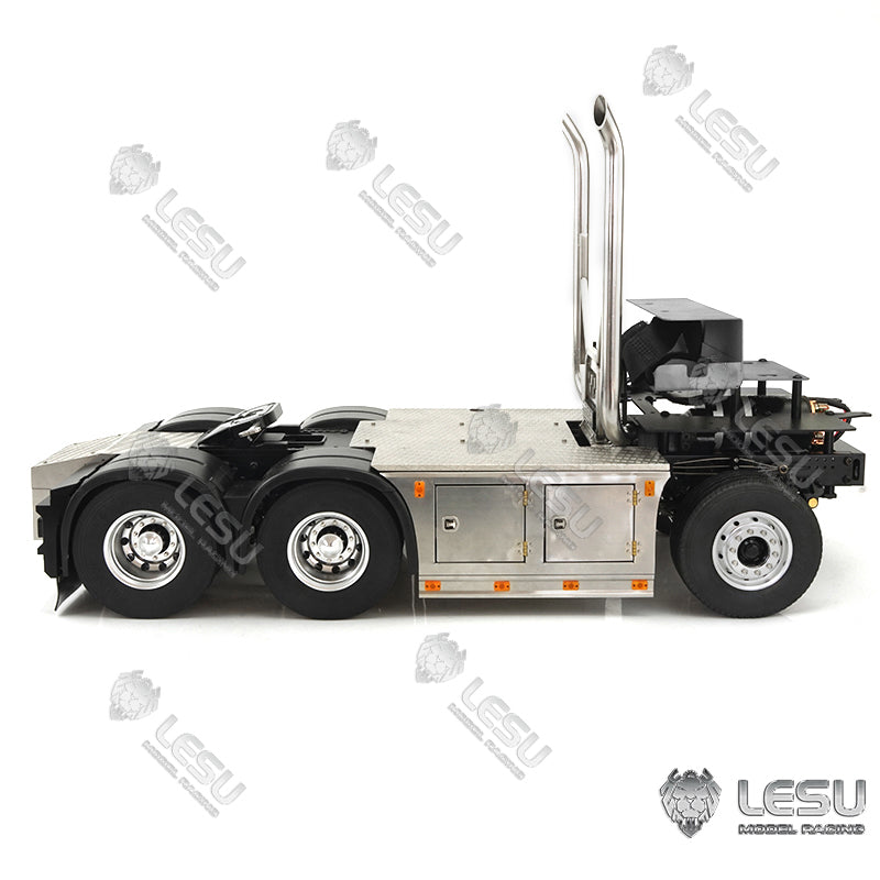 LESU 1/14 Truck Model Toy Volvo 6X6 Tractor Model Chassis Tamiya CAB Direct Installation