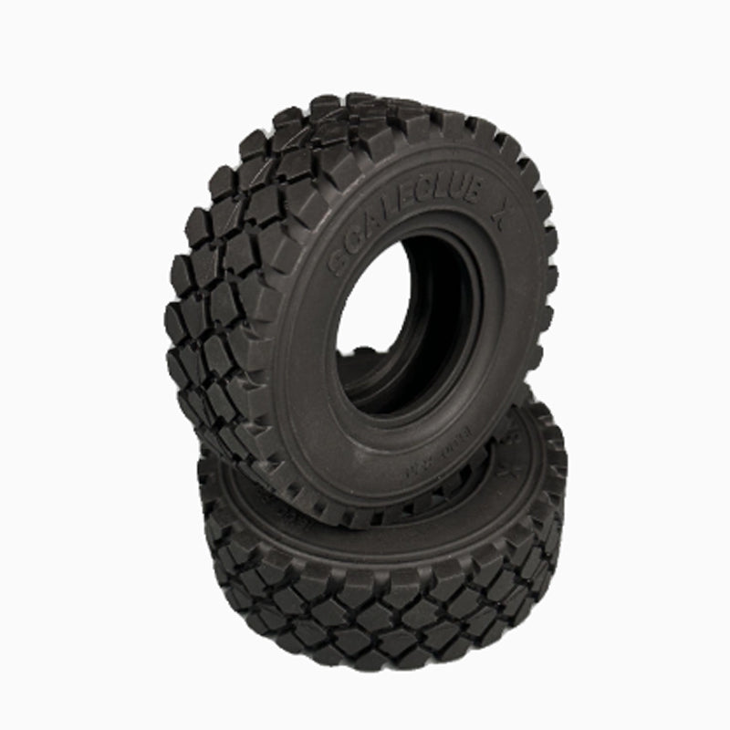 Scaleclub Model 1/14 95MM Diameter Off-Road Truck Off-Road Tractor Tire Military Truck Tire