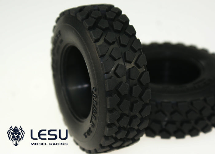 1/14 truck Tamiya tractor gravel tire skin mud dump truck 85MM diameter tire LESU model