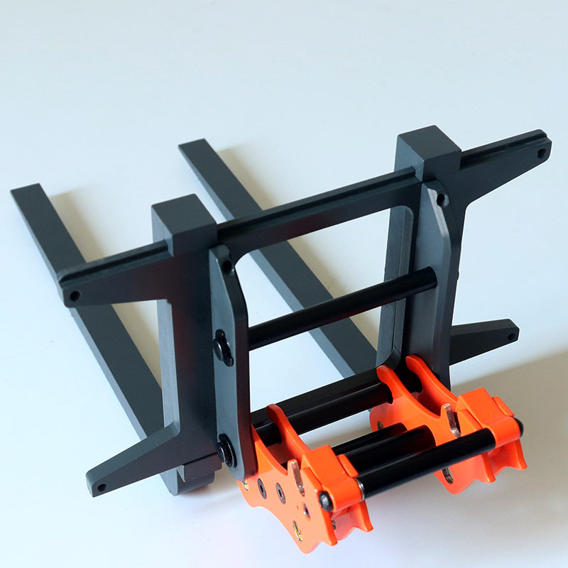 JDMODEL 1/14 Remote Control Hydraulic Loader Model with Quick-Change Set and Fork Attachment JDM-88-B