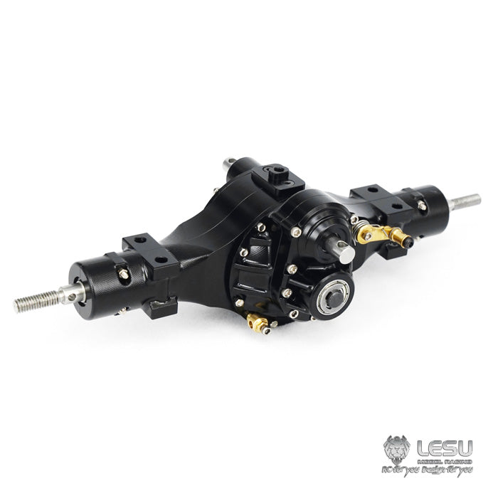 1/14 truck Tamiya tractor axle Q-900 series differential lock flange bridge mud army truck DIY model LESU