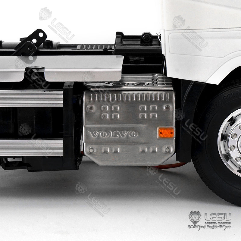 Tamiya 1/14 truck model FH-16 truck exhaust tank with width indicator light G-6225 stainless steel LESU