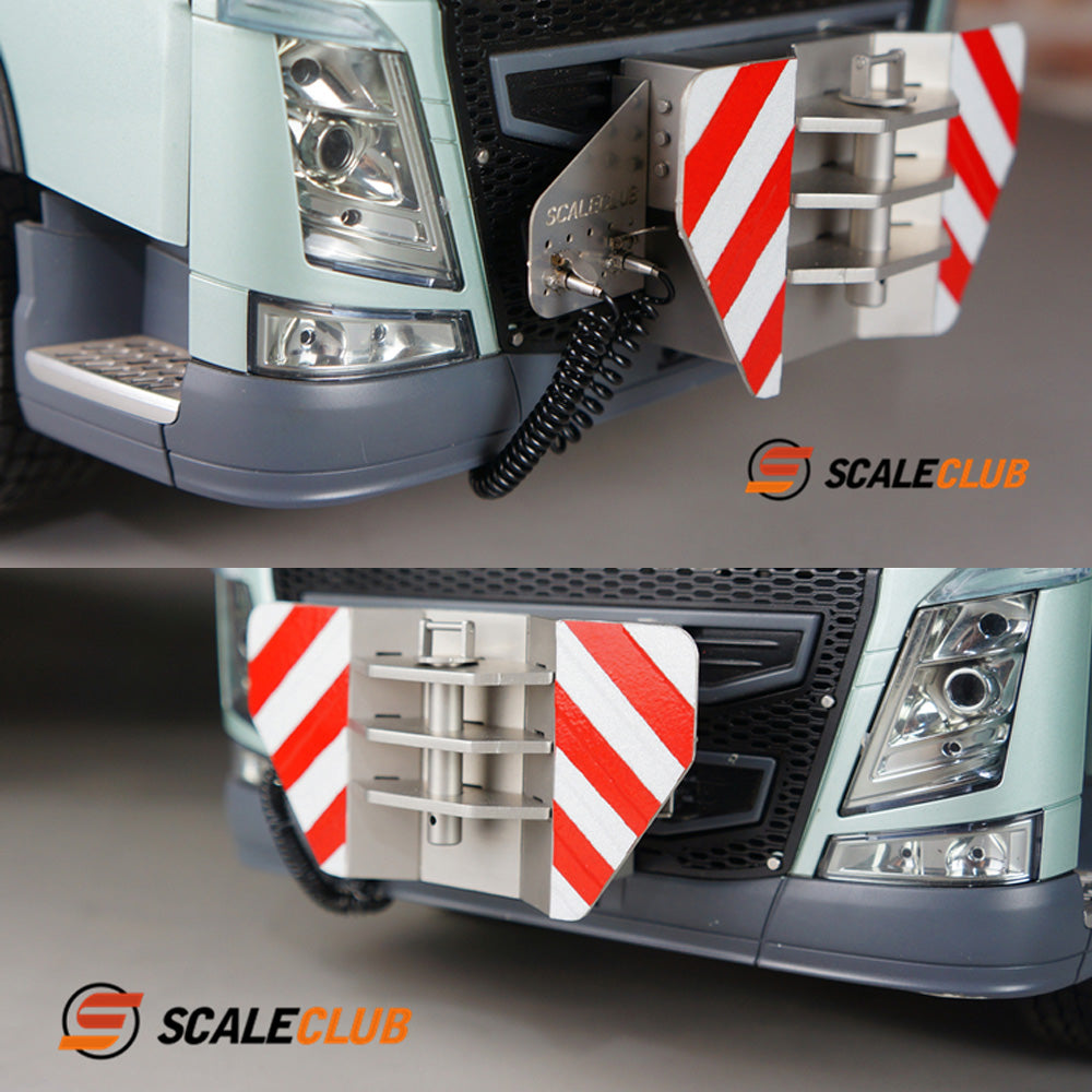 Scaleclub Model Euro Truck Style Metal Front Tow Hook for Tamiya FH16 1/14 RC Heavy Duty Towing Truck Model Toy Upgrade Parts
