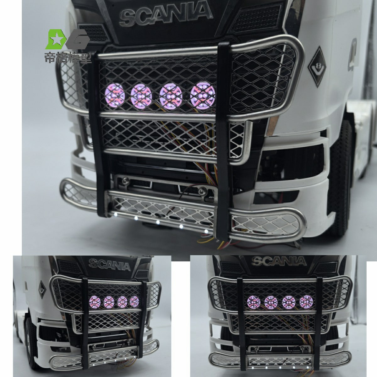 DG Model 1/14 Tamiya Tractor Truck Volvo Cabin Crash Barrier