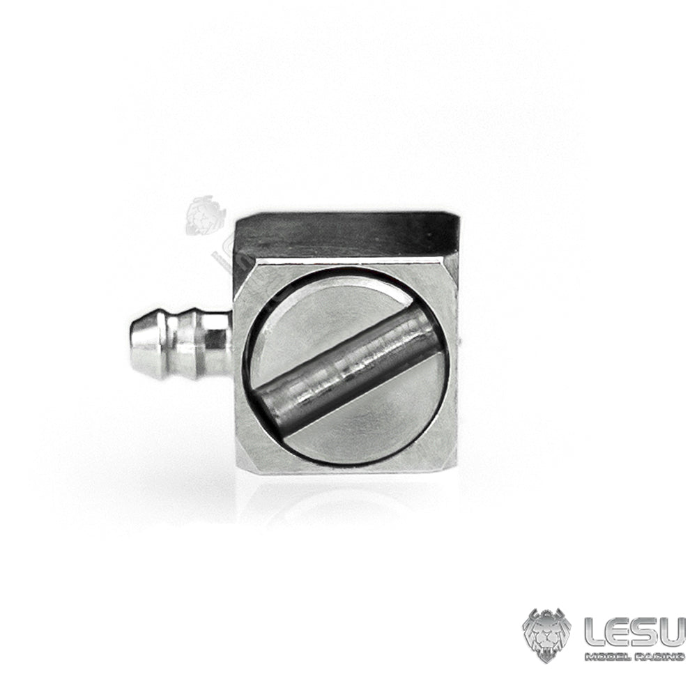 LESU Y-1544-B modified stainless steel precision elbow M3 nozzle suitable for nylon 2*1MM oil pipe