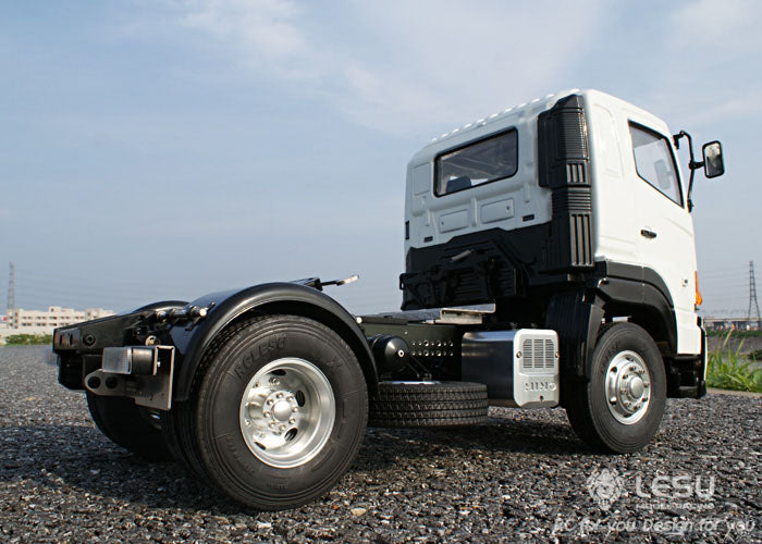 LESU 1/14 Tamiya model Hino tractor 4X2 metal chassis simulation remote control model toy