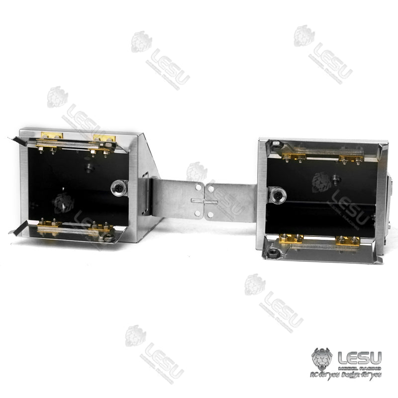 1/14 Tamiya Toys FH16 Sand Spreader FH16 Metal Tool Box Side Decoration Upgrade Parts LESU Model