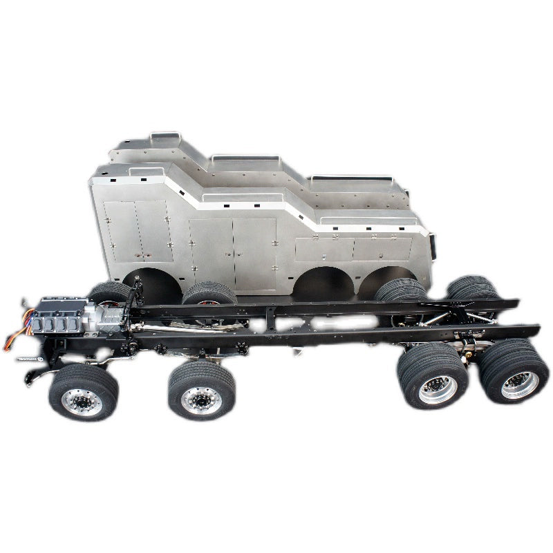 8x4 chassis (specially designed for JX rescue vehicle 2.0) JXmodel Tamiya tow truck, 2-speed gearbox, locking differential