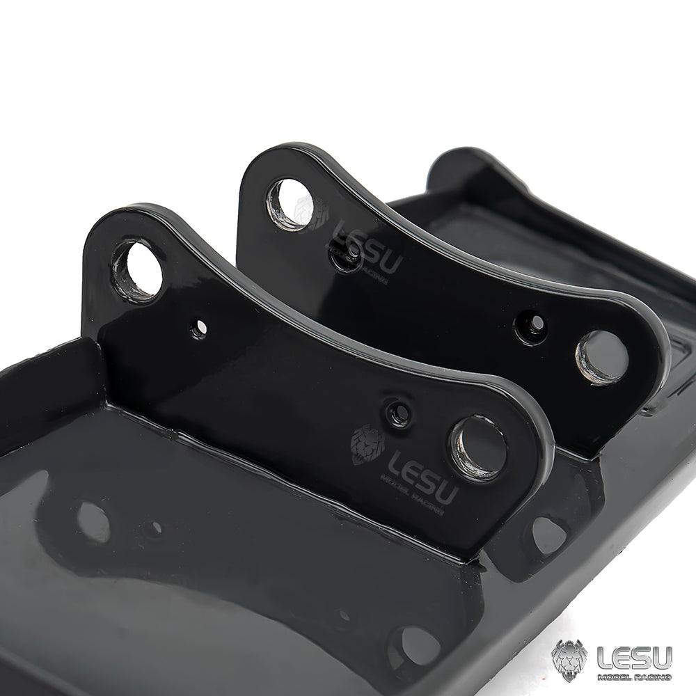 LESU 1/14 Hydraulic Excavator Wide Bucket Toothless Bucket AT-C0069 Sheet Metal Process Simulation Model Accessories