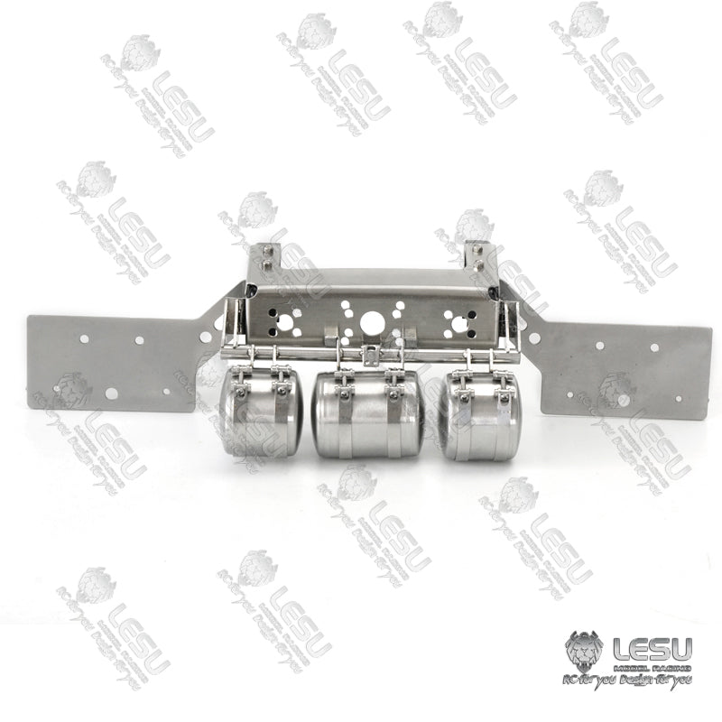 Tamiya tractor toy tail beam tail light rack three gas tank set L-1030 1/14 truck universal modified LESU
