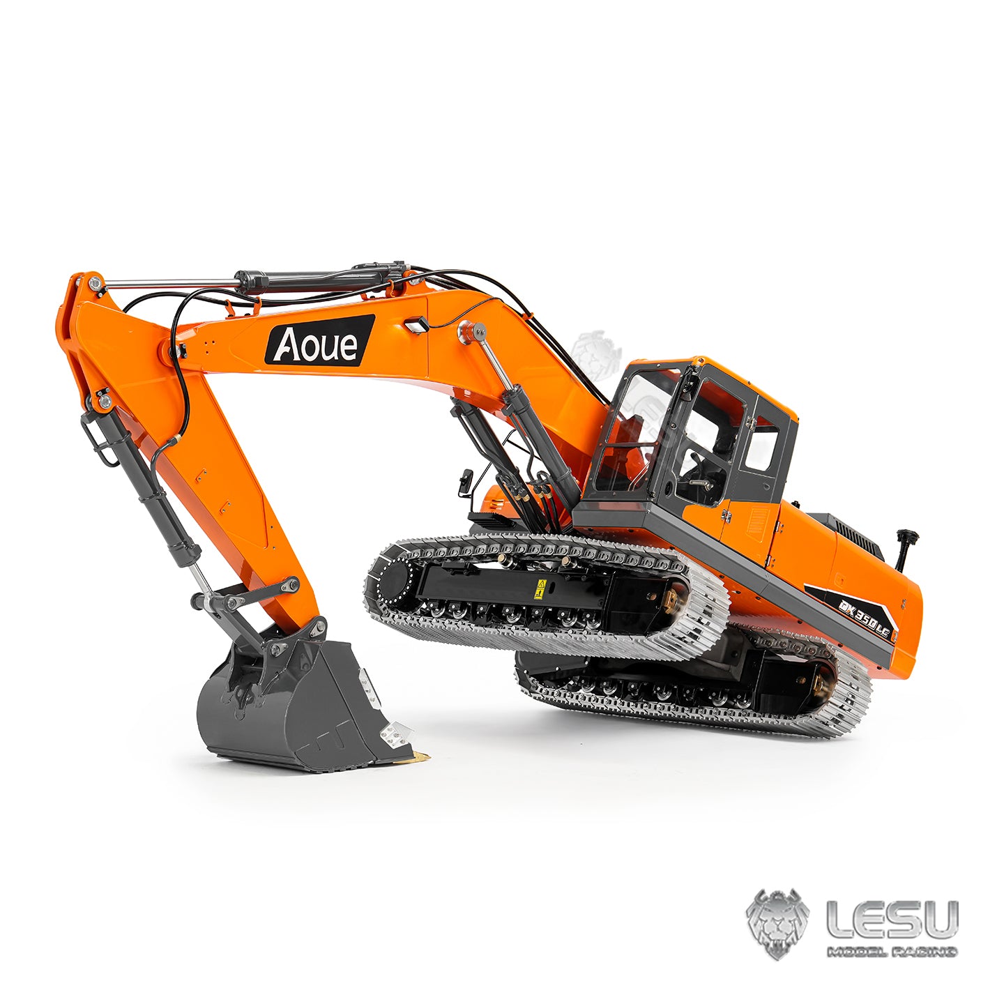 LESU 1/14 RC Model Excavator Aoue-350LC Full Metal Two-Section Boom Hydraulic 3-Way Valve BA-B0013