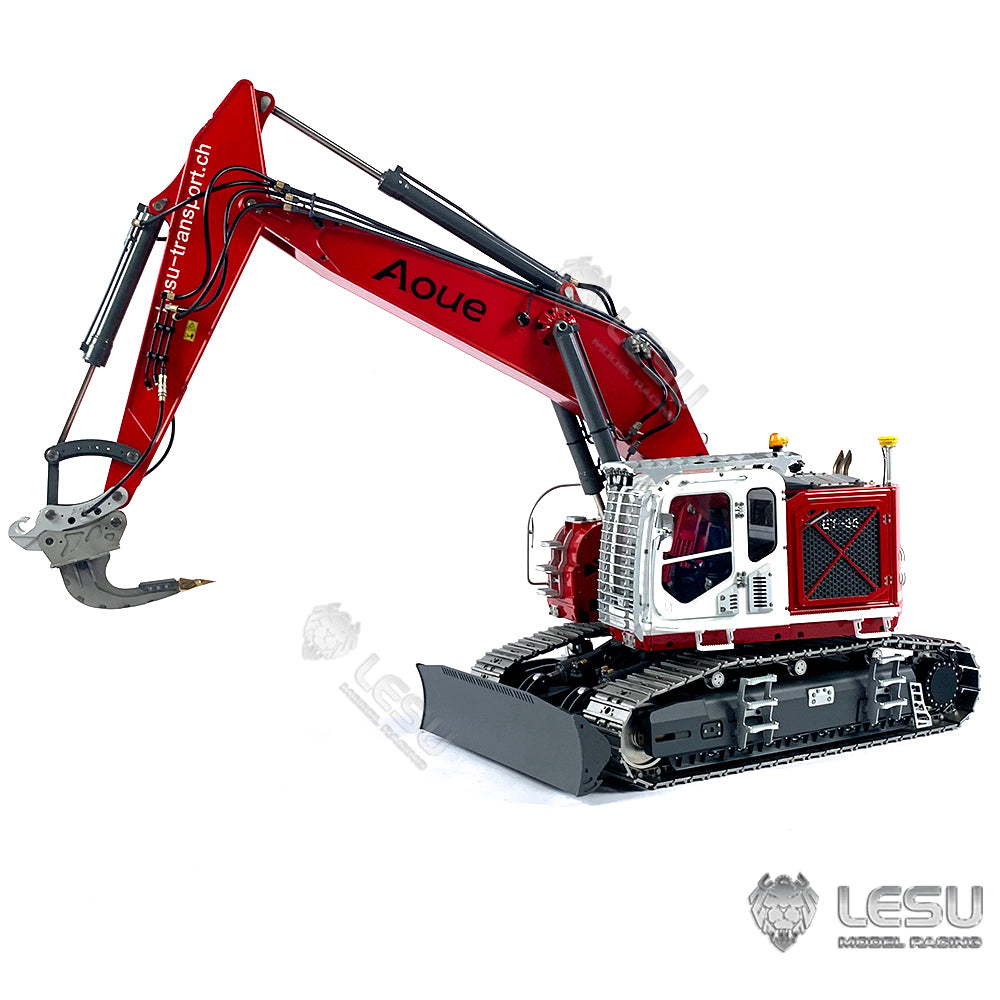 LESU 1/14 Engineering Machinery Model Excavator ET35 Modified Quick Release Curved Blade Ripper Attachment