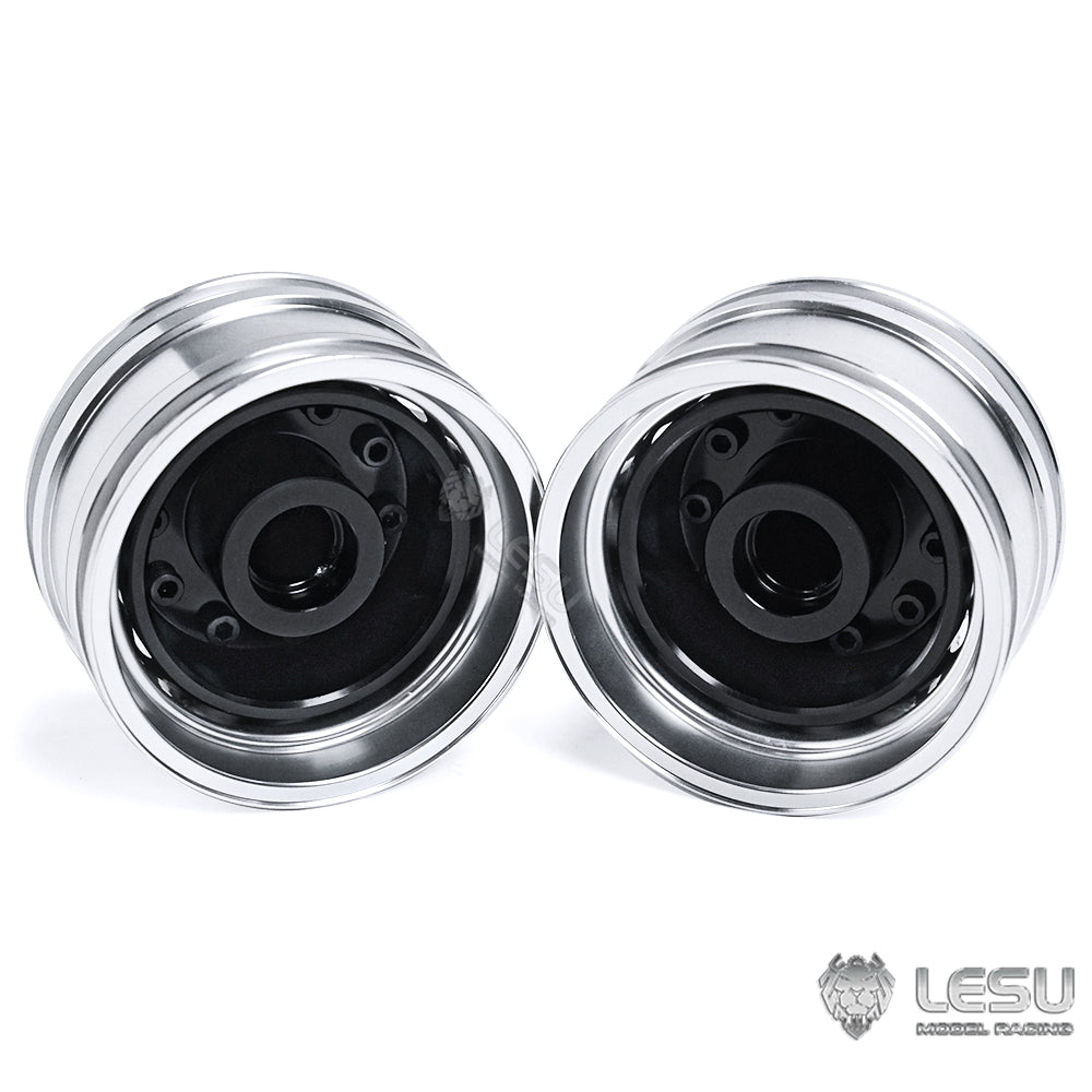 1/14 truck model toy aluminum alloy simulation front wheel hub W-2018-C modified Tamiya accessories LESU