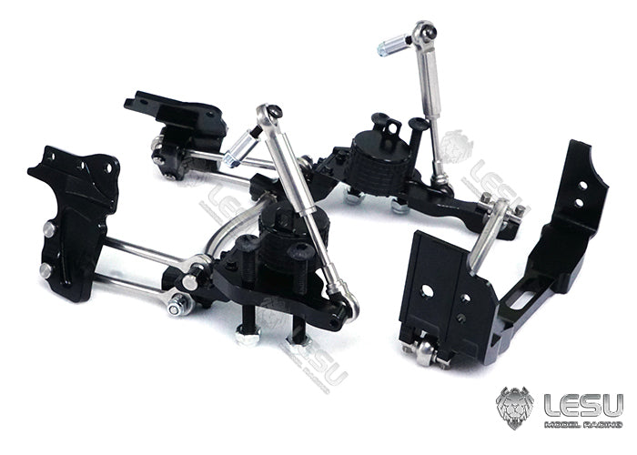 1/14 simulation truck model Tamiya modified accessories X-8022-A steering axle shock absorber airbag suspension LESU