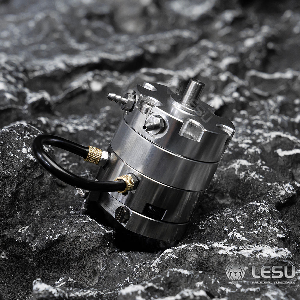 LESU 1/14 construction machinery model excavator all-metal hydraulic turntable oil slip ring