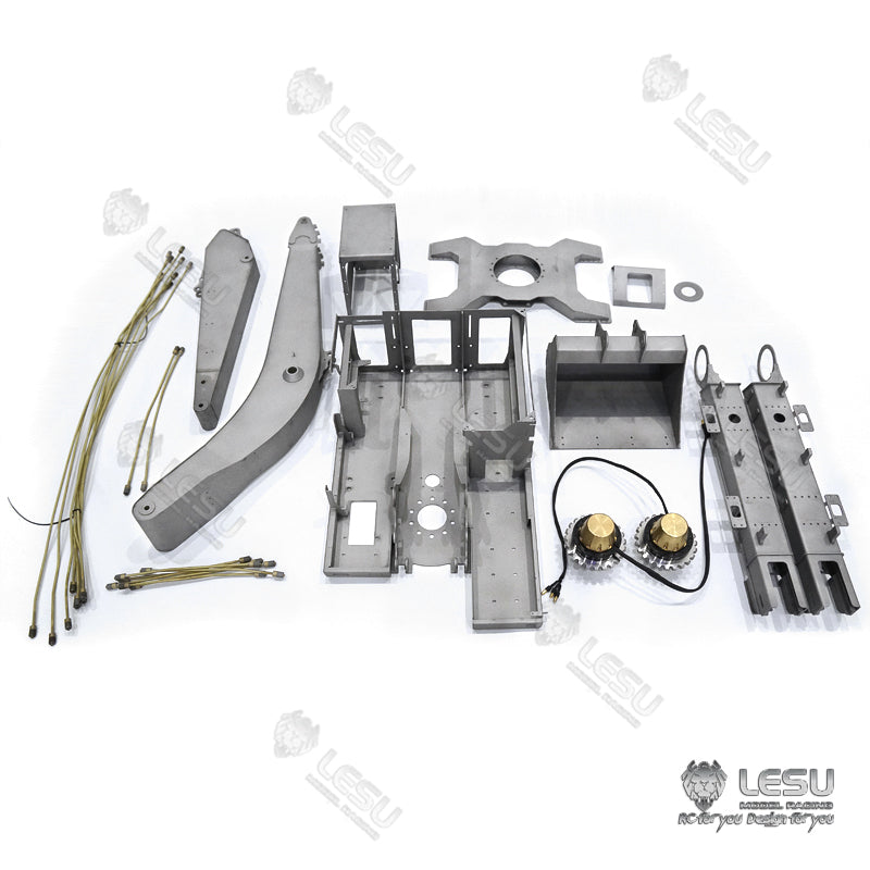 LESU 1/14 CAT 374F Heavy Excavator Remote Control Hydraulic Excavator Model Toy Full Metal Simulation Model
