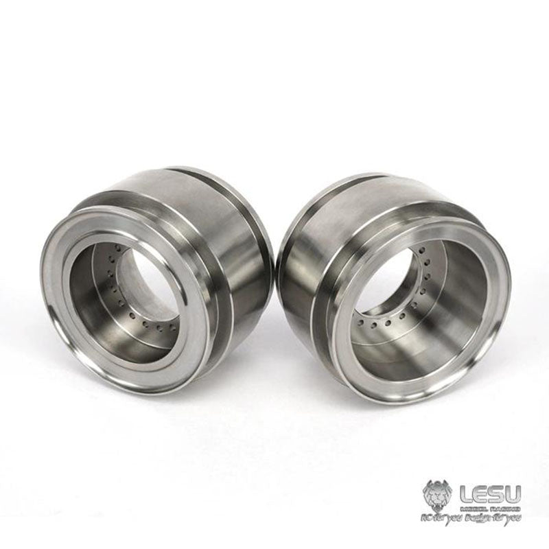 LESU 1/16 loader engineering wheel side reduction axles dedicated stainless steel metal wheel Hub RD-2003 model accessories
