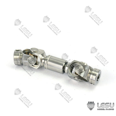 LESU 1/14 truck Tamiya tractor spline drive shaft stainless steel welding CVD universal joint coupling climbing car