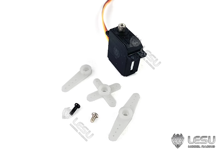 Digital Servo 12G/3.3KG Torque Servo LESU Model Titanium Metal Gear 12g Digital Servo