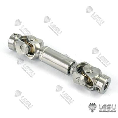 LESU 1/14 truck Tamiya tractor spline drive shaft stainless steel welding CVD universal joint coupling climbing car