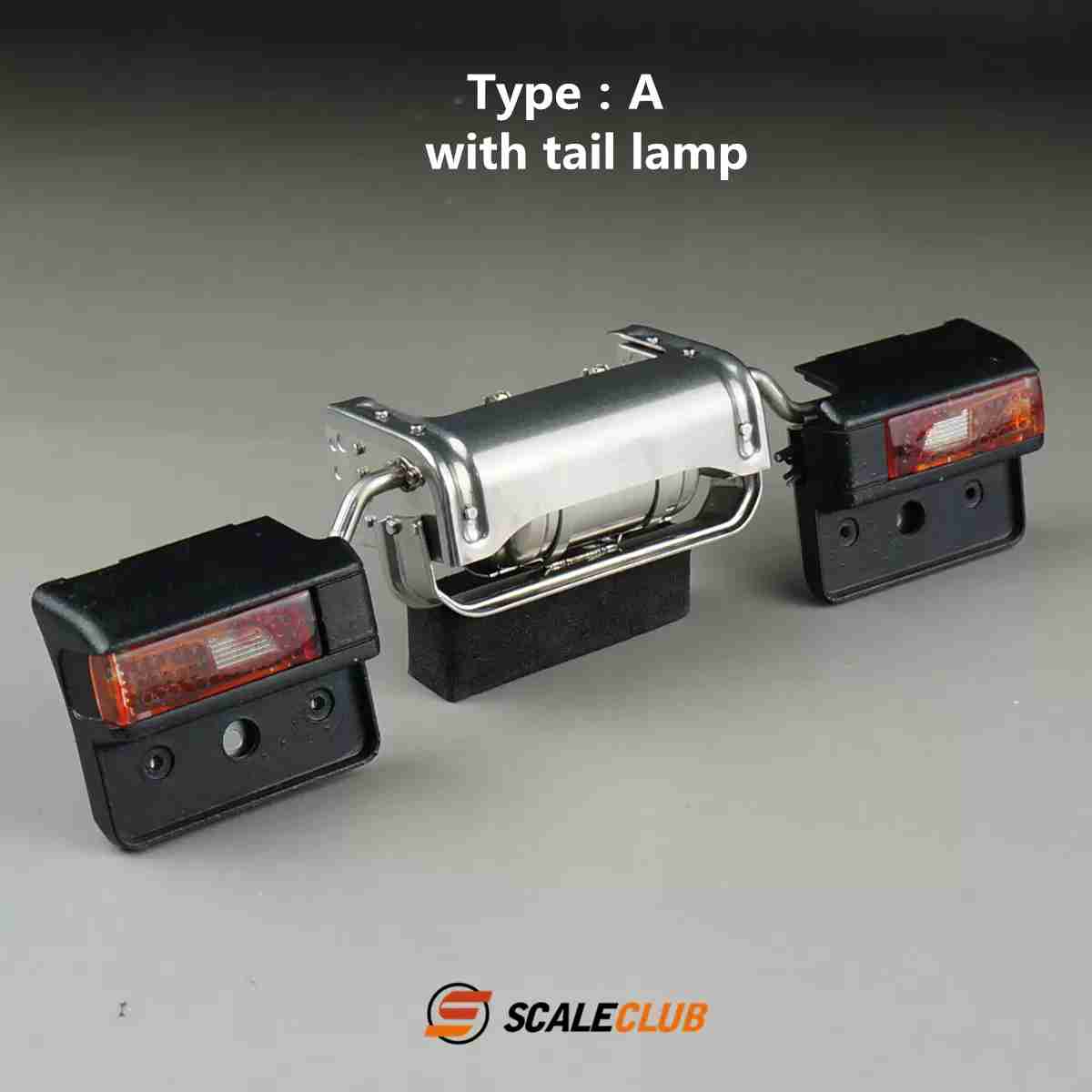 Scaleclub Tamiya 1/14 tractor Scania MAN gas tank tail beam taillight bracket