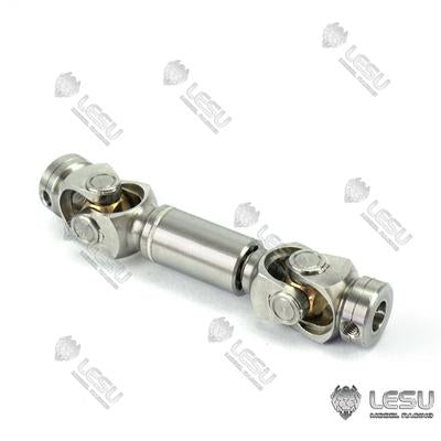 LESU 1/14 truck Tamiya tractor spline drive shaft stainless steel welding CVD universal joint coupling climbing car