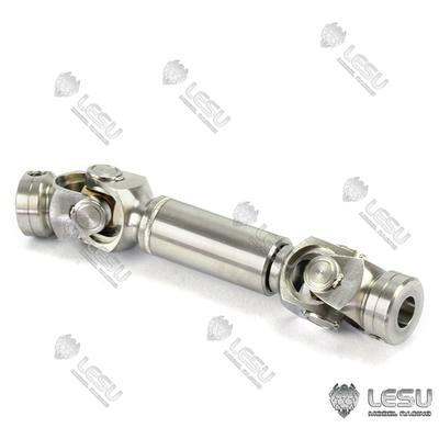 LESU 1/14 truck Tamiya tractor spline drive shaft stainless steel welding CVD universal joint coupling climbing car