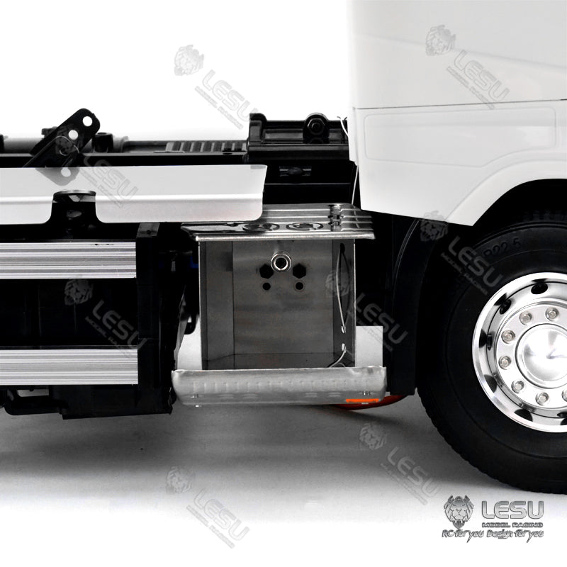 Tamiya 1/14 truck model FH-16 truck exhaust tank with width indicator light G-6225 stainless steel LESU