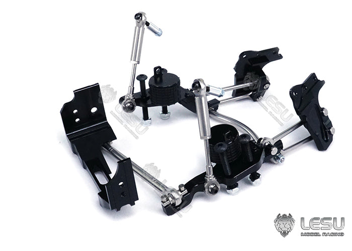 1/14 simulation truck model Tamiya modified accessories X-8022-A steering axle shock absorber airbag suspension LESU