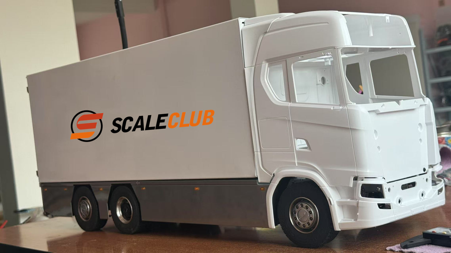 SCALECLUB 1/14 Scania 770S 3-axle full metal chassis European truck style