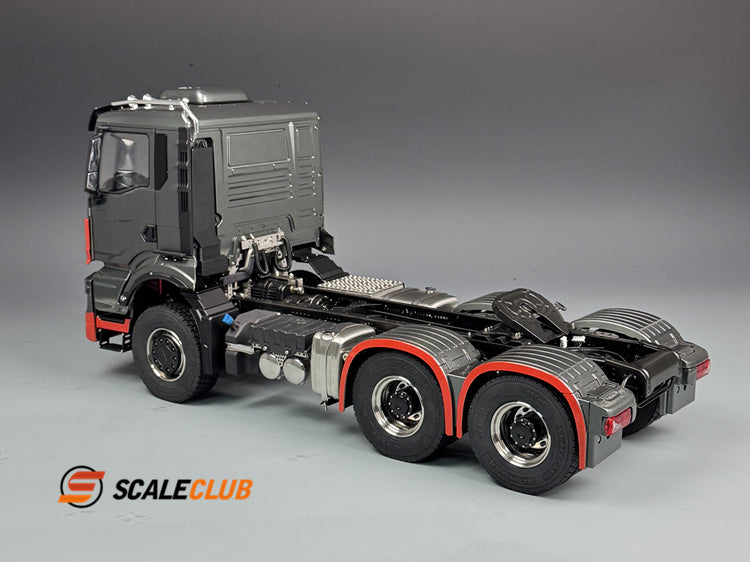 SCALECLUB 1/14 MAN TGS full metal door shell 6*6 tractor truck chassis