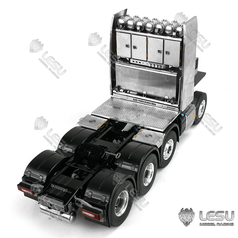 LESU 1/14 Truck Model Toy FH16 Heavy Towing Chassis 8X8 Full Drive Differential Lock Axle